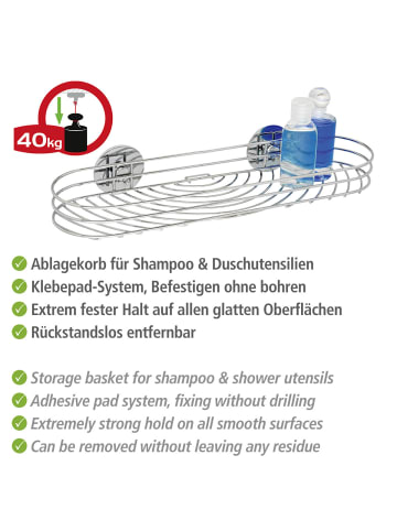 Wenko Turbo-Loc® Maxiablage in Chrom