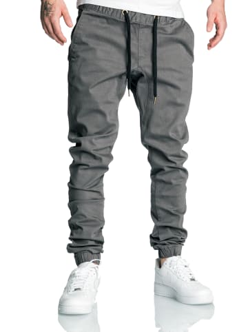 REPUBLIX Jogger Chino RICK in Dunkelgrau