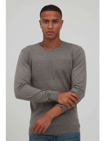 INDICODE Strickpullover IDErnesto 35424MM Strickpulli aus Feinstrick in Grau