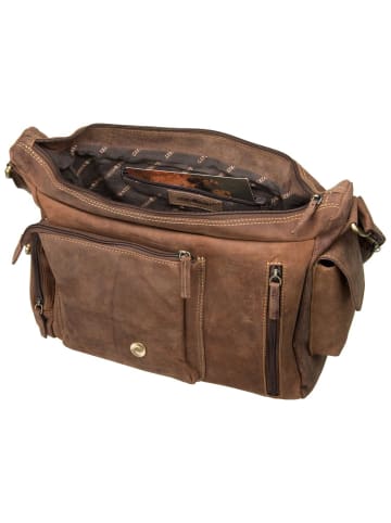 Greenburry Bodybag Vintage New Hunting Bag II in Sattelbraun
