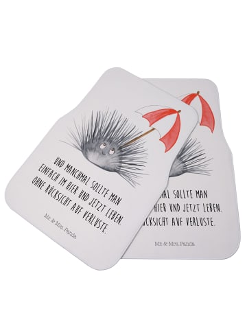 Mr. & Mrs. Panda Automatte Seeigel mit Spruch in Weiß