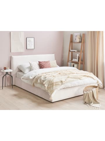 Beliani Bettgestell LAVAUR in Weiß - (W) 183 x (H) 100 x (L) 220 cm