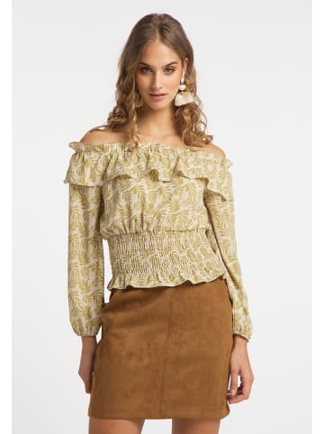 IZIA Damen Carmenbluse in Grün