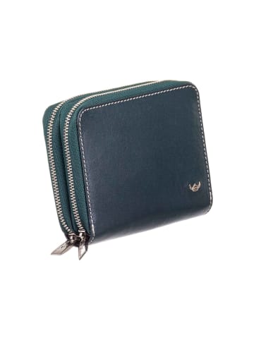 Golden Head Venezia Reißverschlussbörse Zipped coin pocket Geldbörse Damen Dunkelgrün