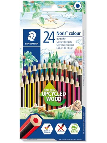Staedtler Farbstift Noris colour Doppeldecker Kartonetui Packung mit 24 Farben