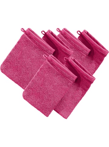 Erwin Müller Waschhandschuh 6er-Pack Heidelberg in pink