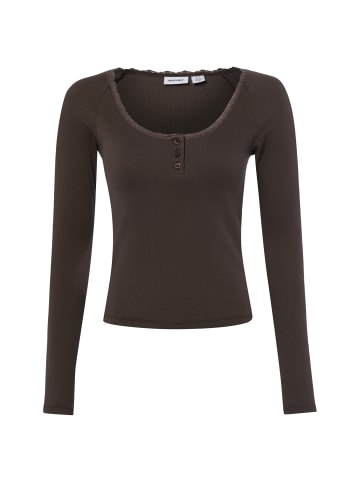 Noisy may Langarmshirt NMMaya in schoko - 0002