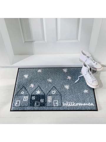 Erwin Müller Fußmatte Winterhäuser in grau