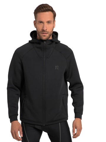 JP1880 Sweatjacke in schwarz