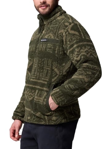 Columbia Sweatshirt Rugged Ridge High Pile Half Zip in grün