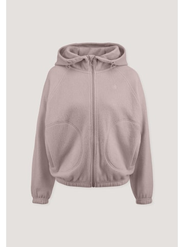 Hessnatur Softfleece Jacke in helles mauve