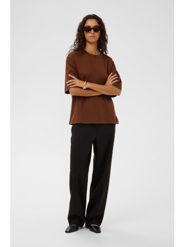 Soaked in Luxury T-Shirt kurzarm SLJina Baggy fit in Cappuccino