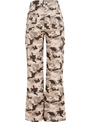 DEF DEF DEF Straight Fit Jeans in beige camo