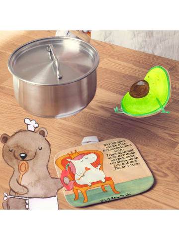 Mr. & Mrs. Panda Topfuntersetzer Einhorn Prinzessin Design mit S... in Weiß