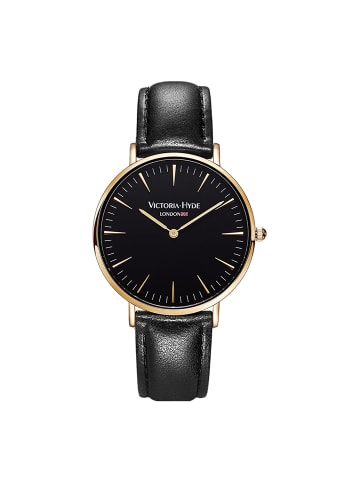 Victoria Hyde London Uhr Southfields Modern in Schwarz/Gold - (D)38mm