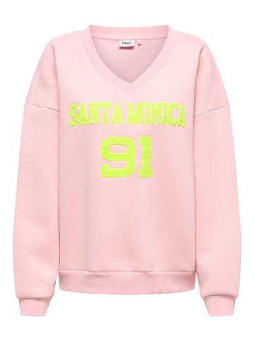 ONLY Sweatshirt in Rosy Touch
