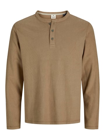 Jack & Jones Langarm-T-Shirt in Malt Ball