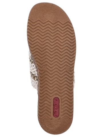 rieker Pantoletten Comfort in Creme
