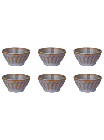 Butlers Dipschale BERGAMO 6er-Set in Grau
