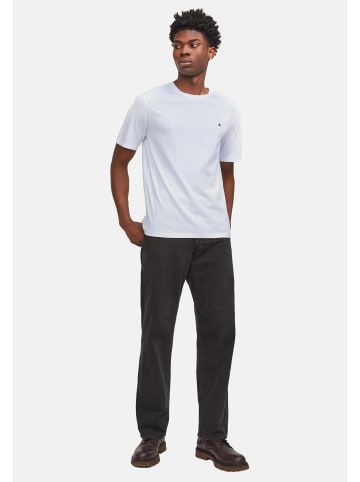 Jack & Jones T-Shirt Essentials in Weiß / dunkelgrau