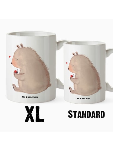 Mr. & Mrs. Panda 500 ml Tasse Bär Marienkäfer ohne Spruch in Weiß