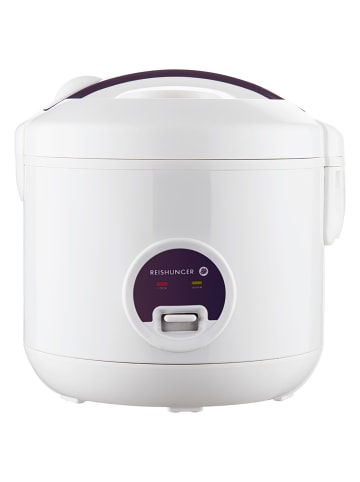 Reishunger Reiskocher mit Keramikinnentopf, 500W, 1,2l, Weiß