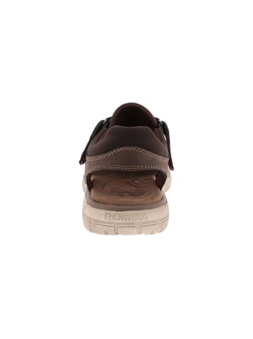 Flat Sandals - Mules in mokka