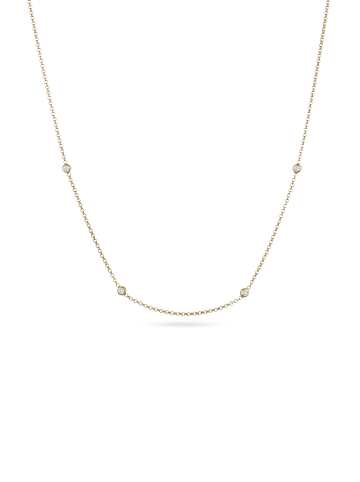 Elli DIAMONDS Halskette 375 Gelbgold in Gold