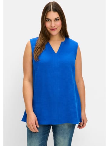 sheego Longtop in kobaltblau