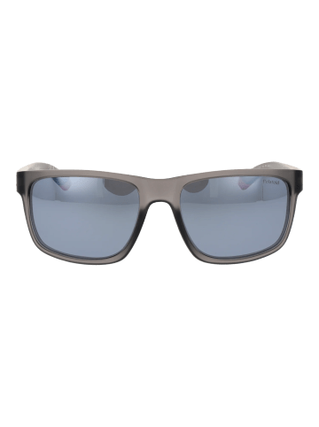 Polaroid Männer Sonnenbrille Quadratisch Grau
