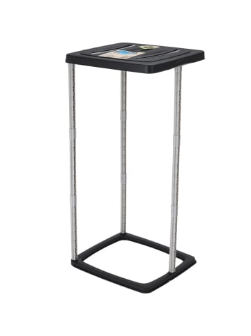 Home&Styling Collection Müllbeutelständer mit Deckel in schwarz