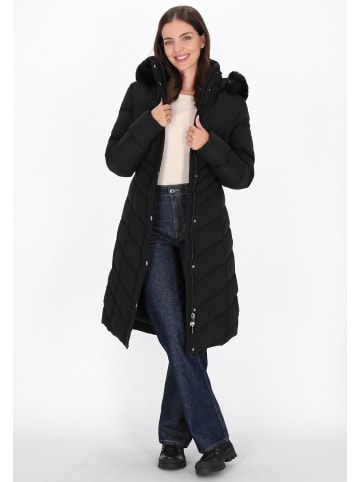 Usha Women Coat in black