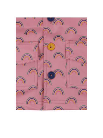 Lilly and Sid Regenbekleidung Regenbogen in rosa/pink