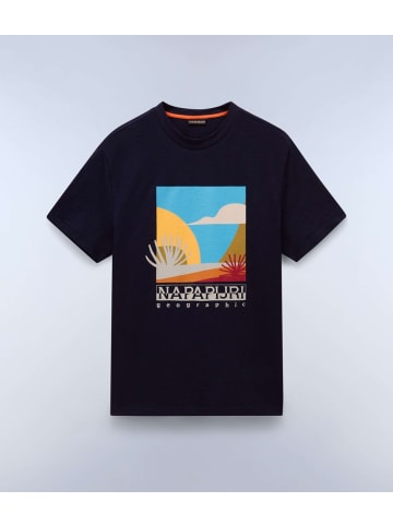 Napapijri T-Shirt "S-Arbia Ss" in Blau