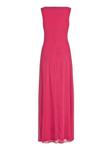 Vera Mont Abendkleid mit Volant in Dark Raspberry
