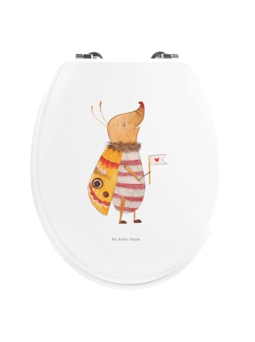 Mr. & Mrs. Panda Klodeckel Nachtfalter Fähnchen ohne Spruch in Weiß