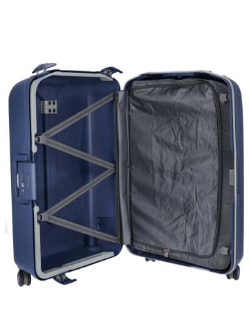 Roncato Light - 4-Rollen-Trolley Set 2tlg. M/L (smeraldo) in navy