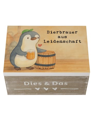 Mr. & Mrs. Panda Box Bierbrauer Leidenschaft Design mit Spruch in Weiß