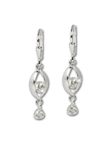 SilberDream Ohrringe Silber 925 Sterling Silber Eye Ohrhänger ca. 3,7cm