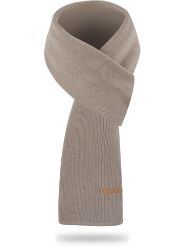 normani Merinowolle Winterset Mütze, Schal und Handschuhe Yuma in Beige