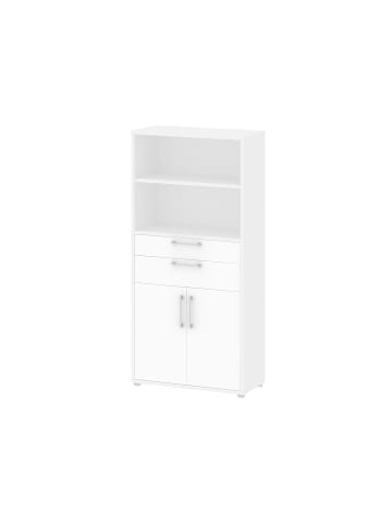 ebuy24 Büro Aufbewahrung Prisme Weiß 89 x 40 cm