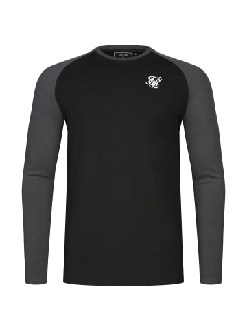 SikSilk Long Sleef in black/grey