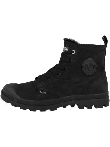 Palladium Schnürboots Pampa Hi Zip WL in schwarz
