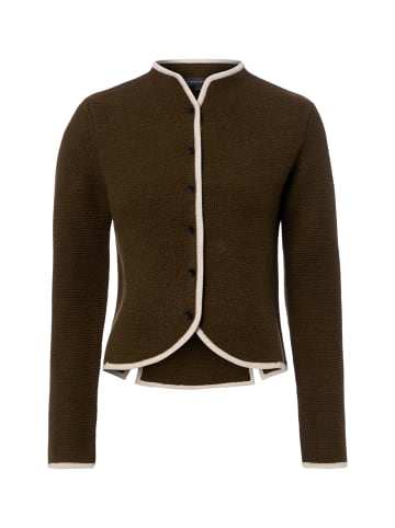 Franco Callegari Strickjacke in oliv - 0005