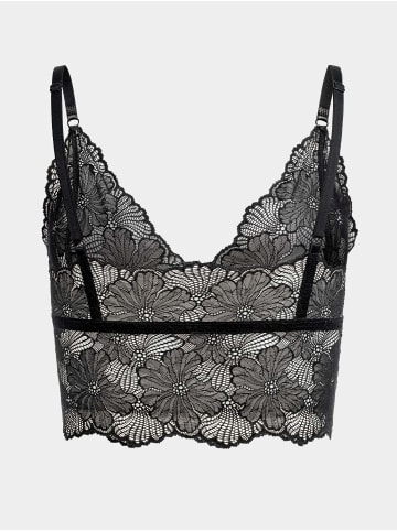 Erlich Textil  Spitzen Bustier CLASSY LACE BRALETTE TOP in schwarz