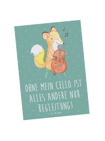 Mr. & Mrs. Panda Postkarte Zeichenllo Magie mit Spruch in Meeresbrise