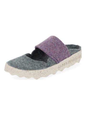Pantoletten Grau/Multi