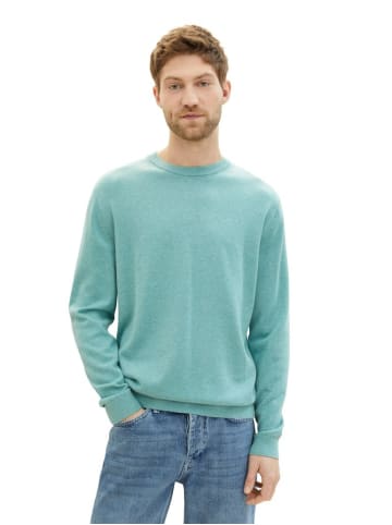 Tom Tailor Pullover in soft mint melange