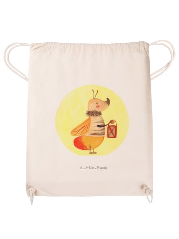 Mr. & Mrs. Panda Turnbeutel Glühwürmchen ohne Spruch in Creme