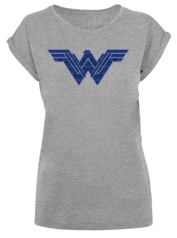F4NT4STIC T-Shirt DC Comics Wonder Woman Pattern Fill Logo in grau meliert
